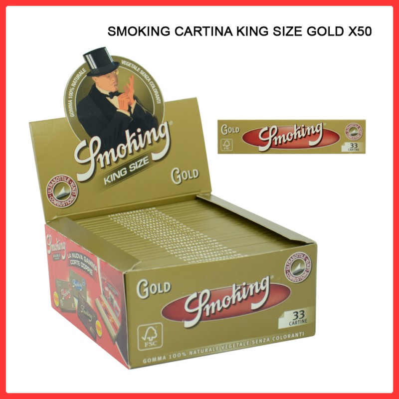 Smoking Cartine Ks Slim Gold vendita online - negozio cinese Accessori  Tabaccheria