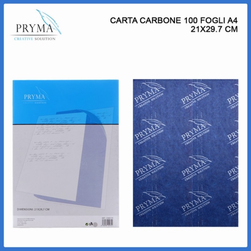 Carta Carbone A4 21X29,7Cm 100 Fogli vendita online - negozio cinese  Cartoleria