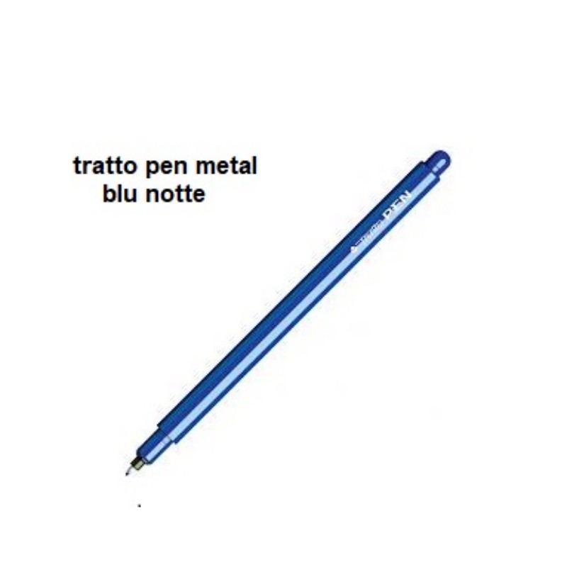 Tratto Pen Metal Look 0.5Mm Blu Notte vendita online - negozio cinese  Cancelleria Scrittura