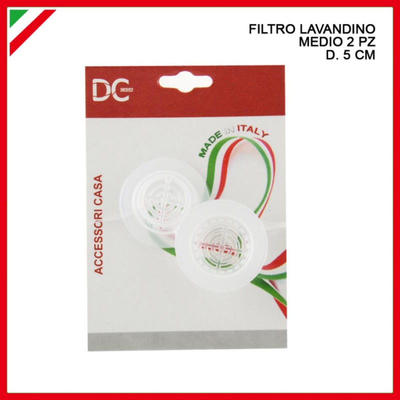 Filtro Lavandino Medio 5Cm 2Pz Bl. vendita online - negozio cinese Bagno