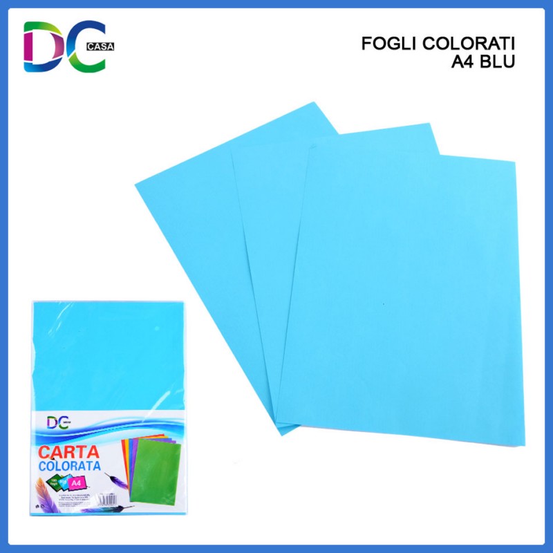 Fogli Colorati A4 Blu vendita online - negozio cinese Cartoleria