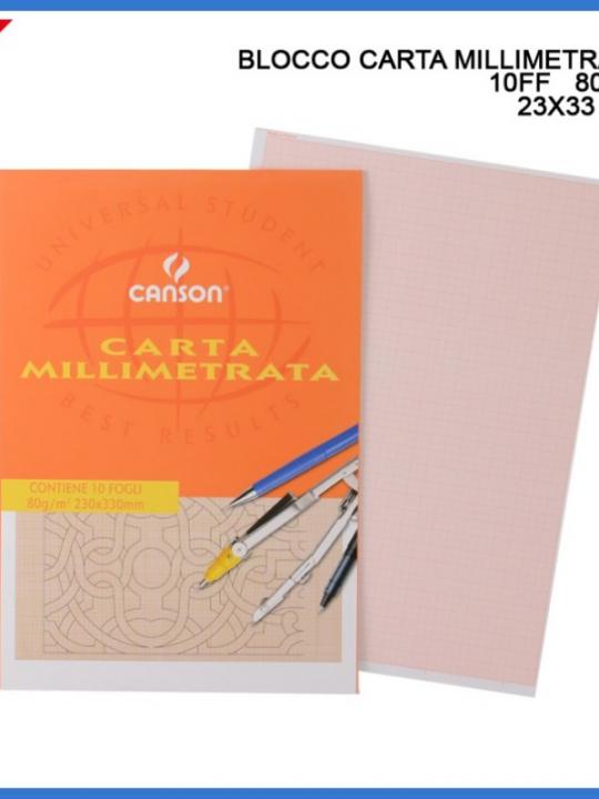 Canson Carta Millimetrata 10Ff 23X33Cm 8