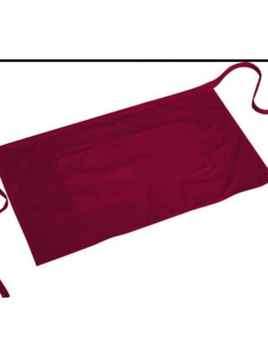 860-7 Grembiule Con Tasche Bordeaux