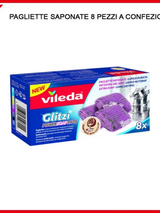 Vileda Pagliette Sponate Glitzi L/Durata