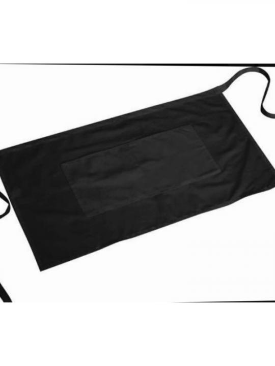 860-1 Grembiule Con Tasche Nero 40X70