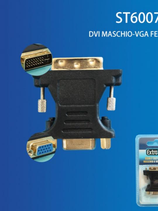 Adattatore Dvi Maschio A Vga Femmina Qta