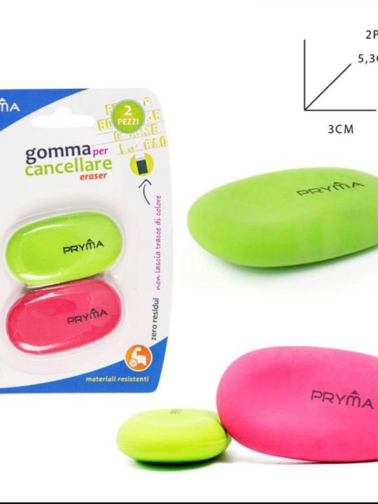 Gomma Colorata 2Pz Ass