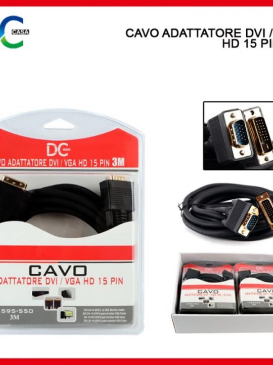 Adattatore Dvi/Vga Hd 15 Pin 3M