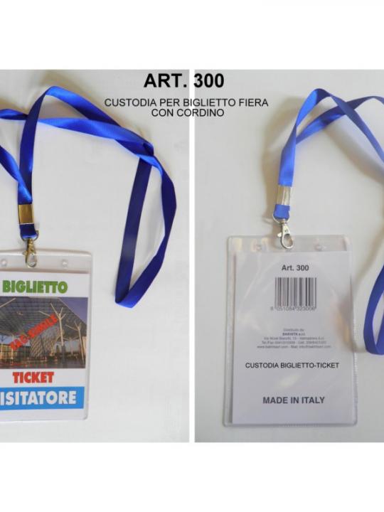 Art.300 - Porta Ticket Made In Italy