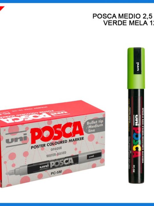 Posca Pennarello Medio 2.5Mm Verde Mela