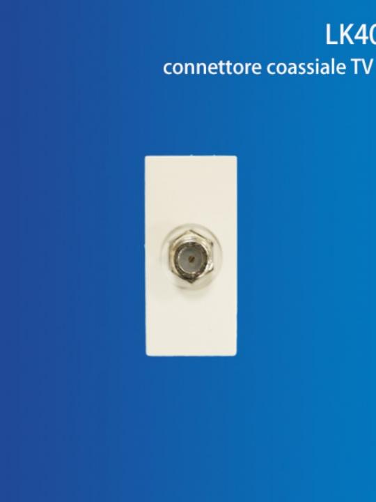 Connettore Coassiale Tv Tipo F Qta/250