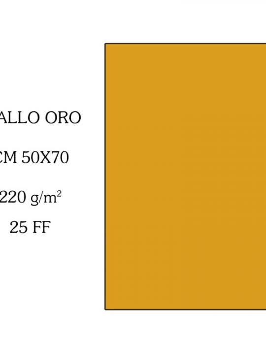 Giallo Oro Bristol Colorline 50*70 220G/