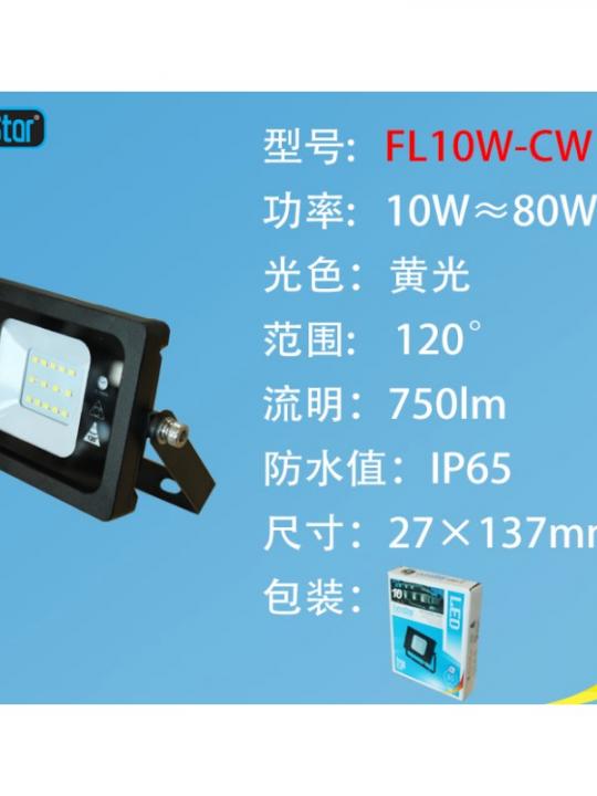 B1-Fl10W-Cw Faro A Led 10W 750Lm