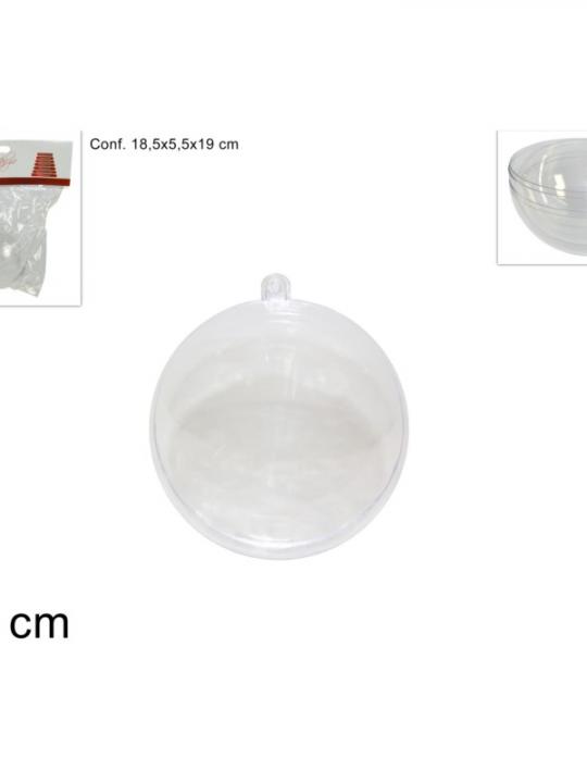 Sfera Plastica Trasparente 9Cm Axx/09 (0