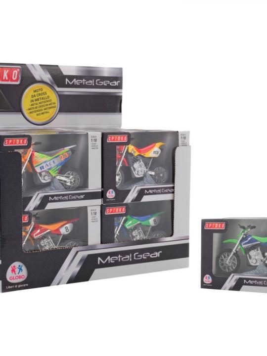 Motocross Die-Cast 1:18 12Pz D/B 3Mod