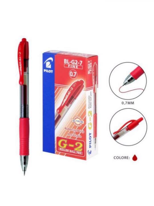 Pilot Penna Gel G2 Rosso