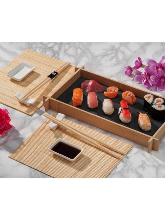 Serv Sushi 2 Pers C/Vassoio Cm35X20