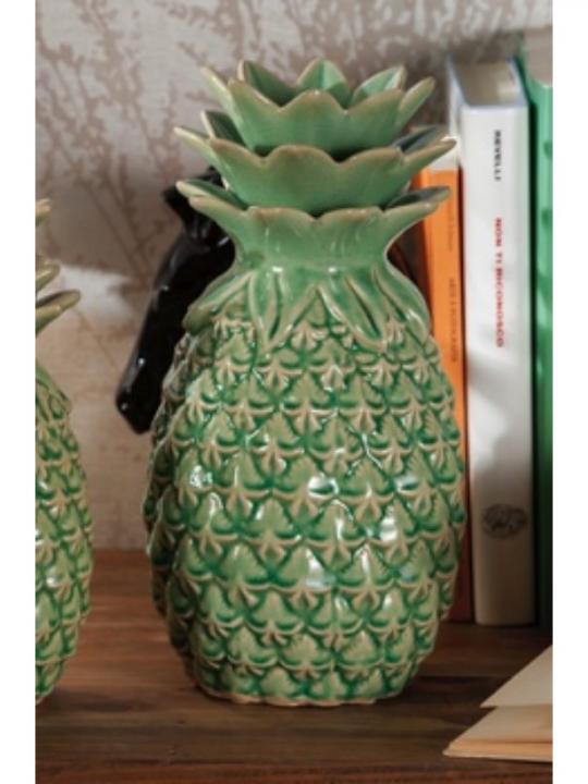 Ananas Ceramica A3Col Diam13Xh25.5