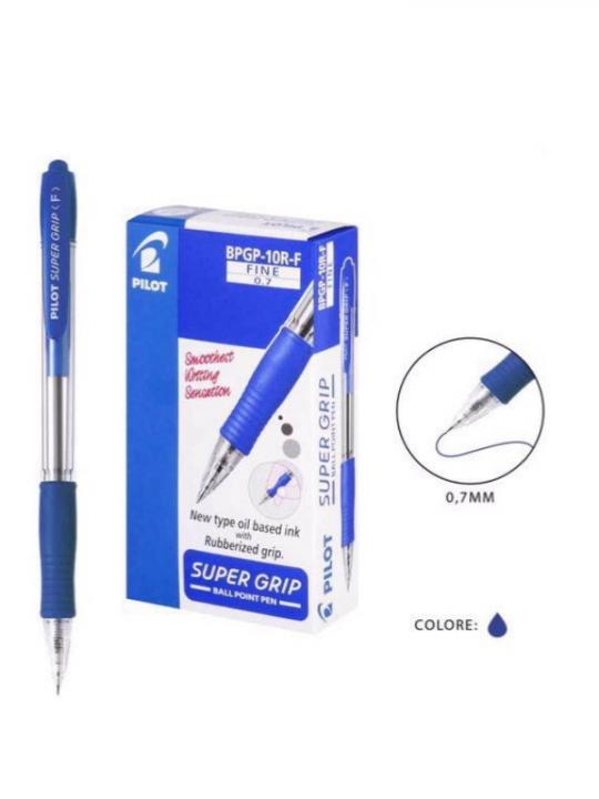 Pilot Penna Sfera Supergrip Fine 0.7 Blu