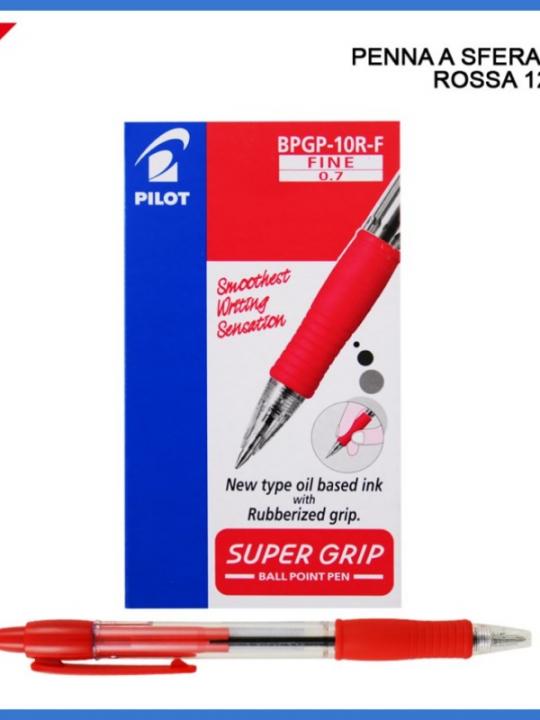 Pilot Penna Sfera Supergrip Fine 0.7 Ros