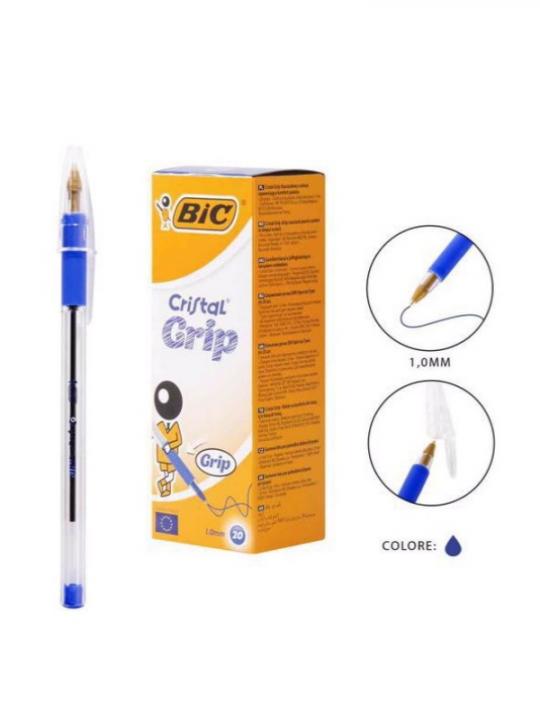 Cristal Grip Med Blu