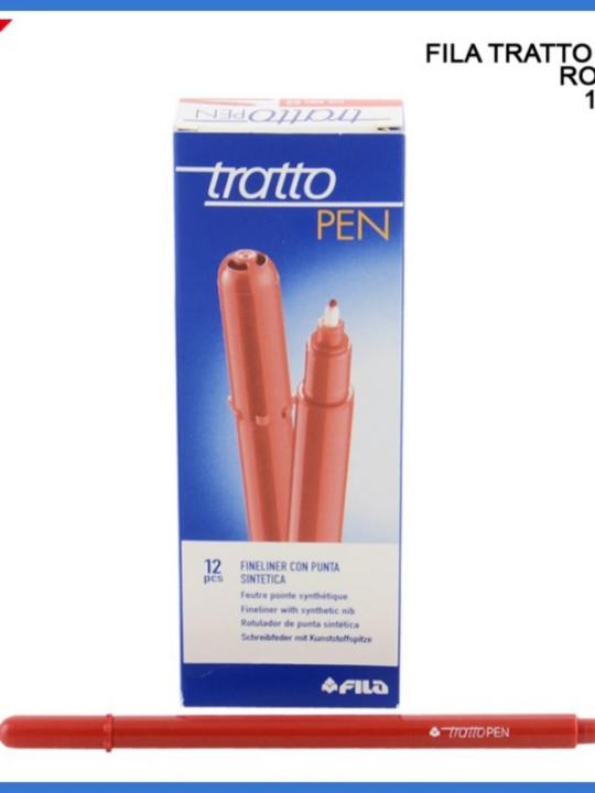 Tratto Pen Metal Lool 0.5Mm Rosso 1Pz