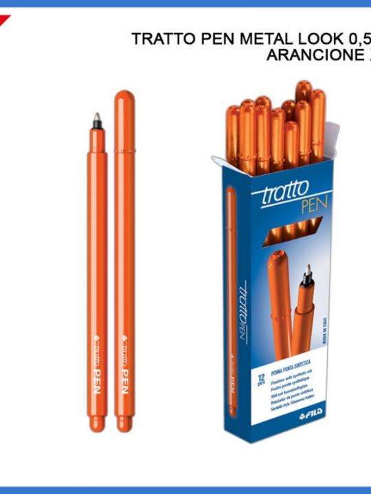 Tratto Pen Metal Lool 0.5Mm Arancione 1P