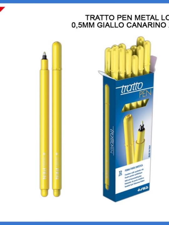 Tratto Pen Metal Lool 0.5Mm Giallo Canar