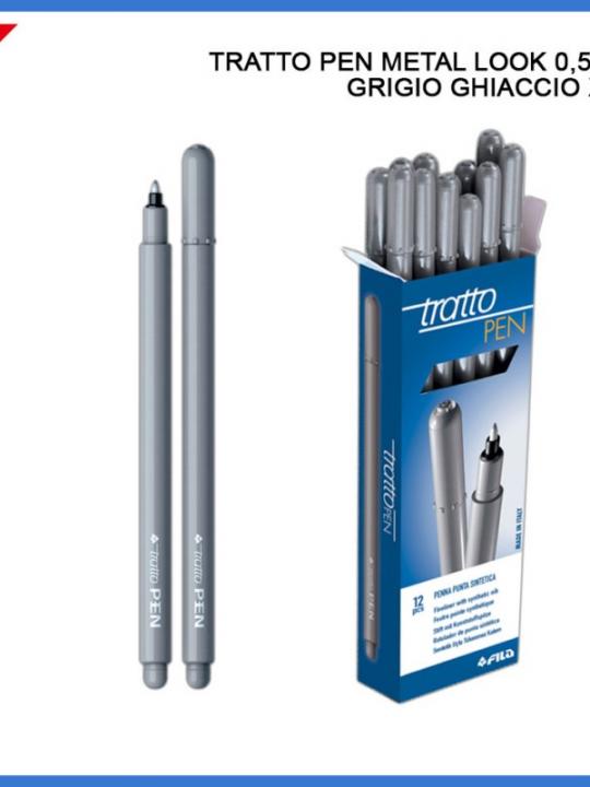 Tratto Pen Metal Lool 0.5Mm Grigio Ghiac