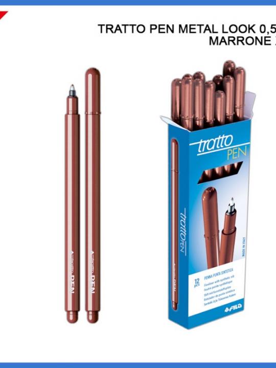 Tratto Pen Metal Lool 0.5Mm Marrone 1Pz