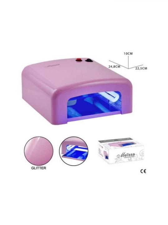 Lampada Uv 36W 4Tubi 24.8X22.5X10Cm Rosa