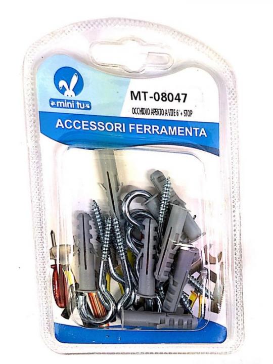 Occhiolo Aperto A Vite 6  + Stop8+8Pz\-K