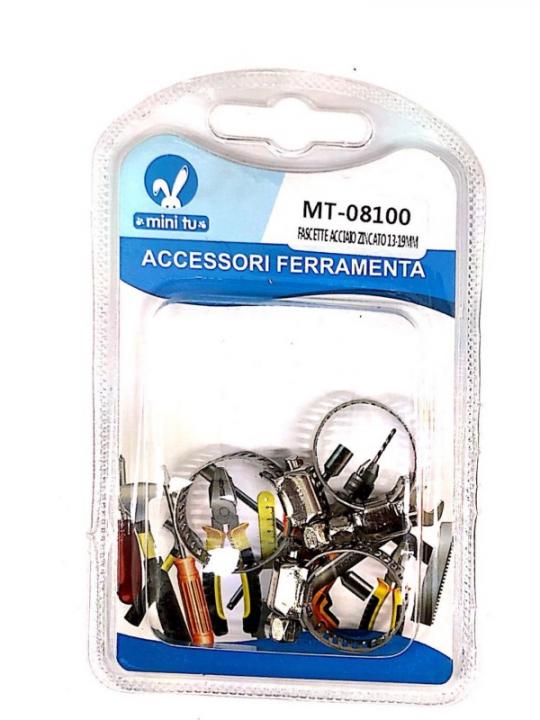 Fascette Acciaio Zincato 13-19Mm3Pz\-Ky-