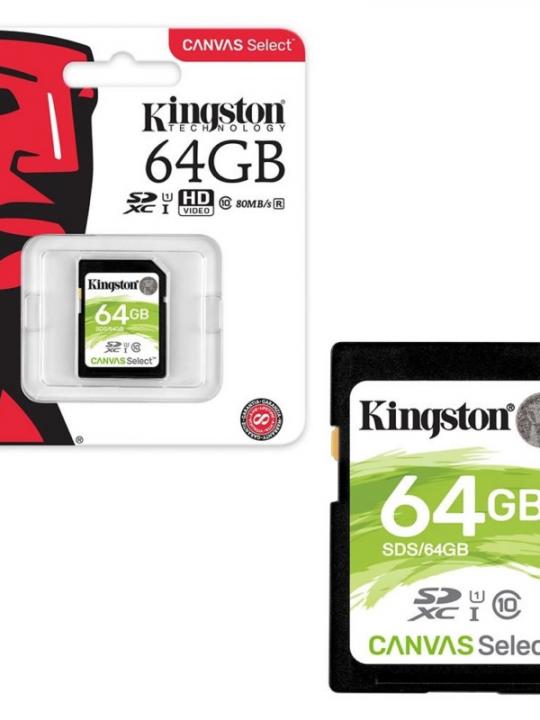 Kingston Sd Hc C10 80Mb/S 64Gb