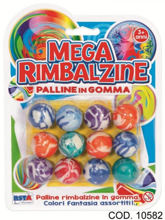 Blister 12Palline Rimbalzine