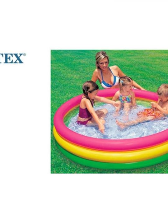 Piscina Baby 3 Anelli Arcobaleno Cm 86X2