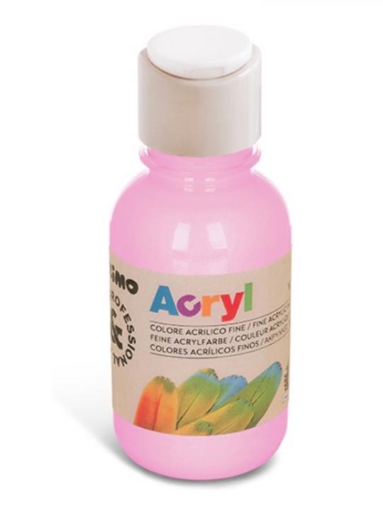 Colore Acrilico Bottiglia 125Ml Rosa 340