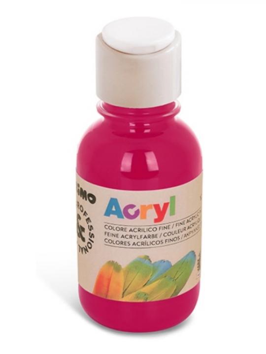 Colore Acrilico Bottiglia 125Ml Magenta