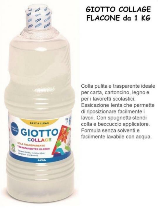 Giotto Colla Trasparente Collage 1Kg