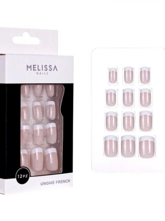 Melissa Unghie Finte French 12Pz