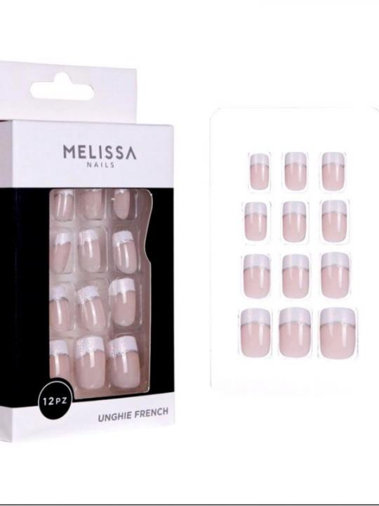 Melissa Unghie Finte French 12Pz