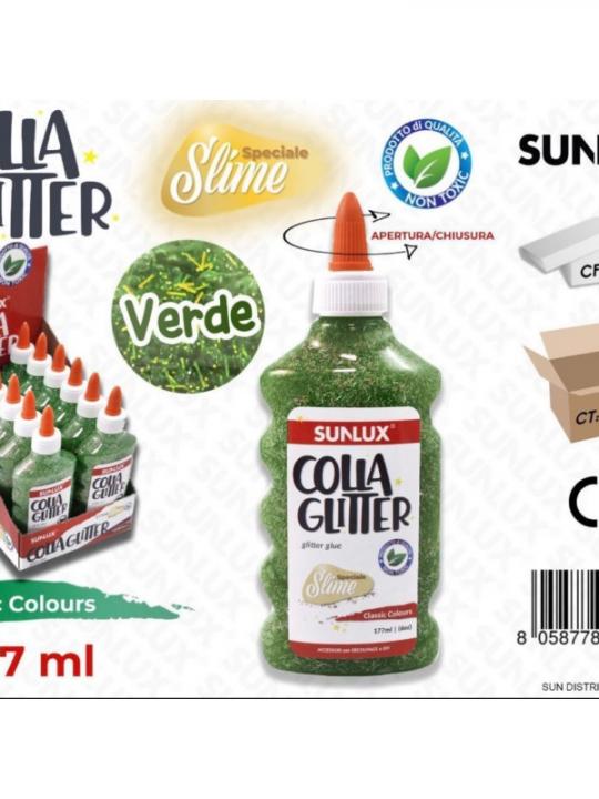 Colla Glitter Verde 177 Ml