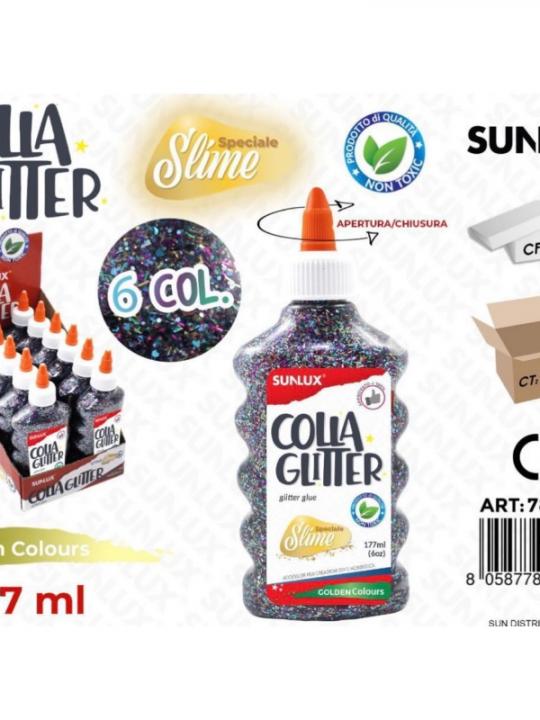 Colla Glitter 6 Col. Ass. 177 Ml