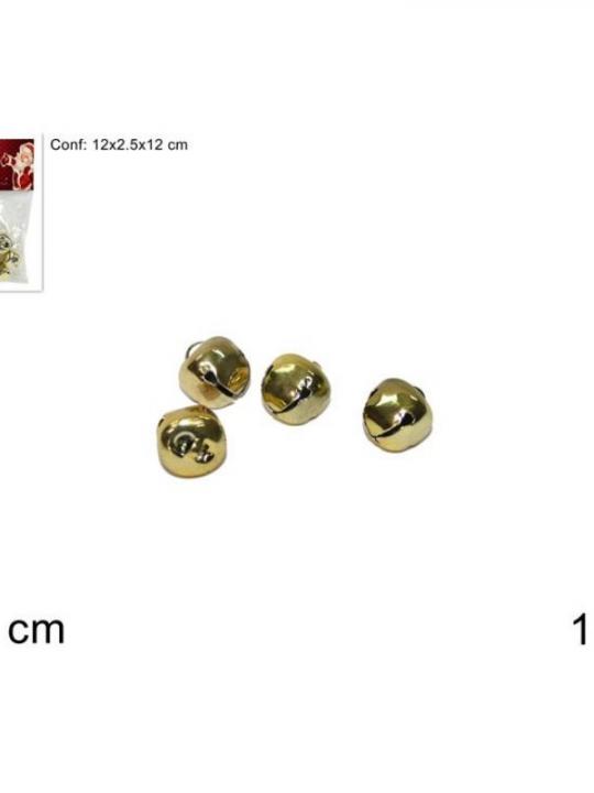 Campanellini Metallo 2Cm 16Pz Oro