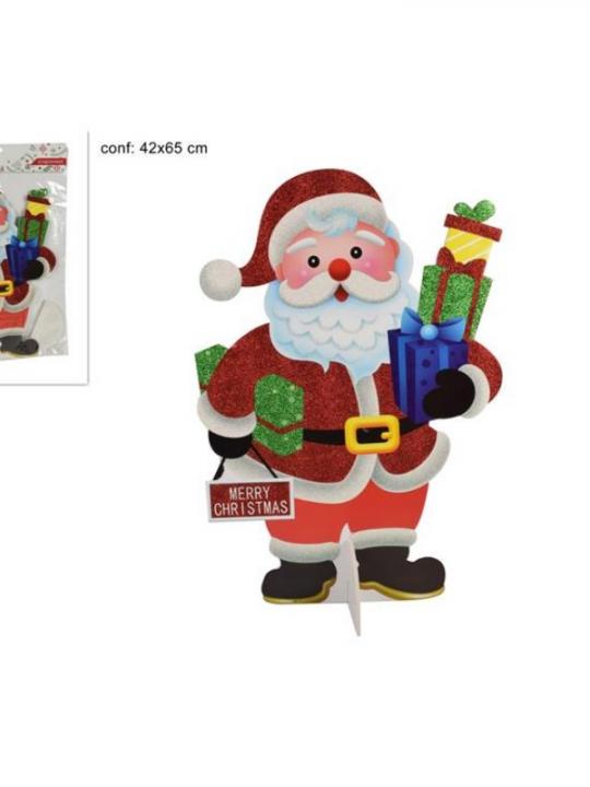 Babbo Natale Cartoncino 58Cm