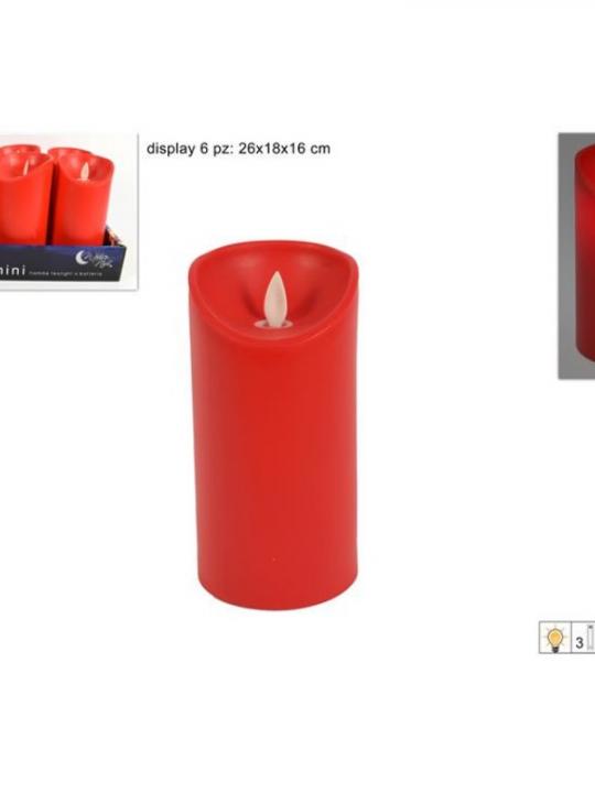 Lumino C/Movimento Fiamma Batt.15Cm Ross