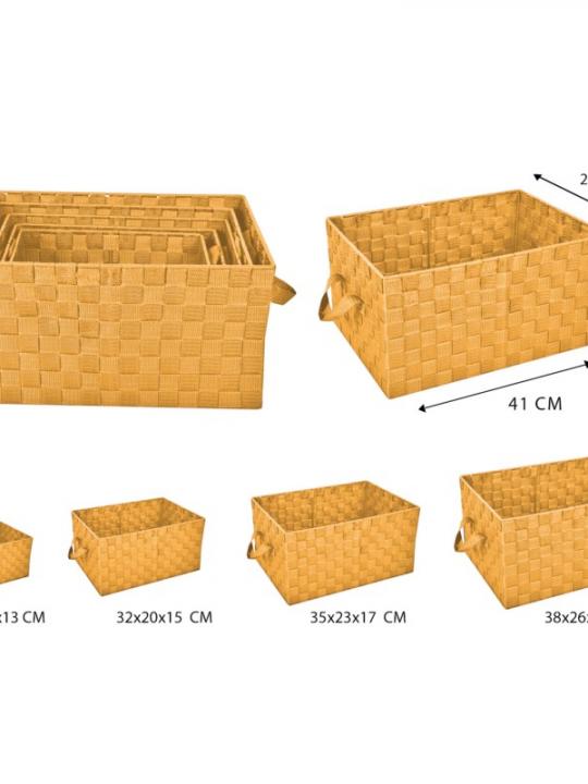 Panier Sangle Pp Curry 41X29X21