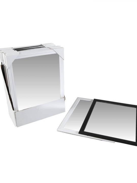 Specchio Pvc Bianco / Nero 30X40