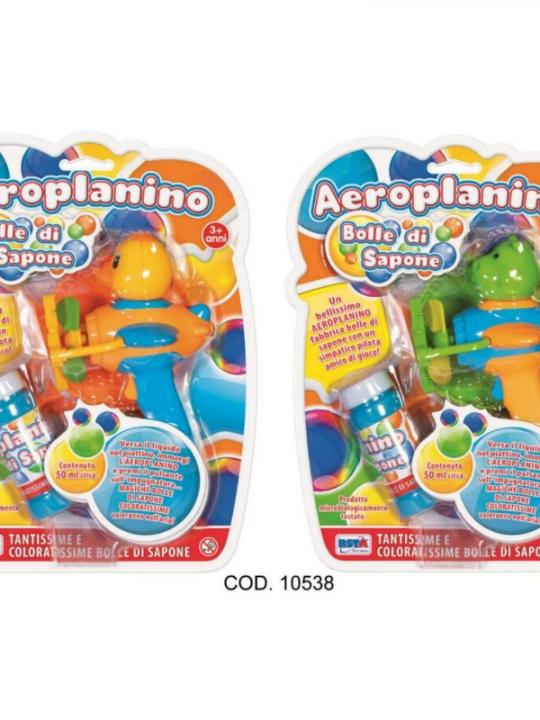 Aeroplanino Bolle Sapone Blister