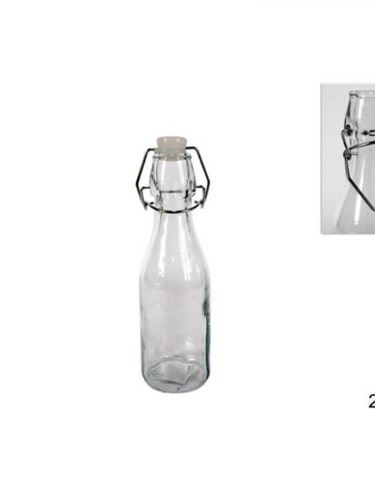 Bottiglia Vetro C/Tappo Ermetico 240 Ml